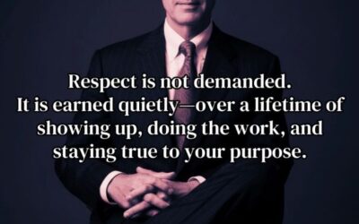 The Quiet Path to Respect