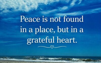 Peace in a Grateful Heart