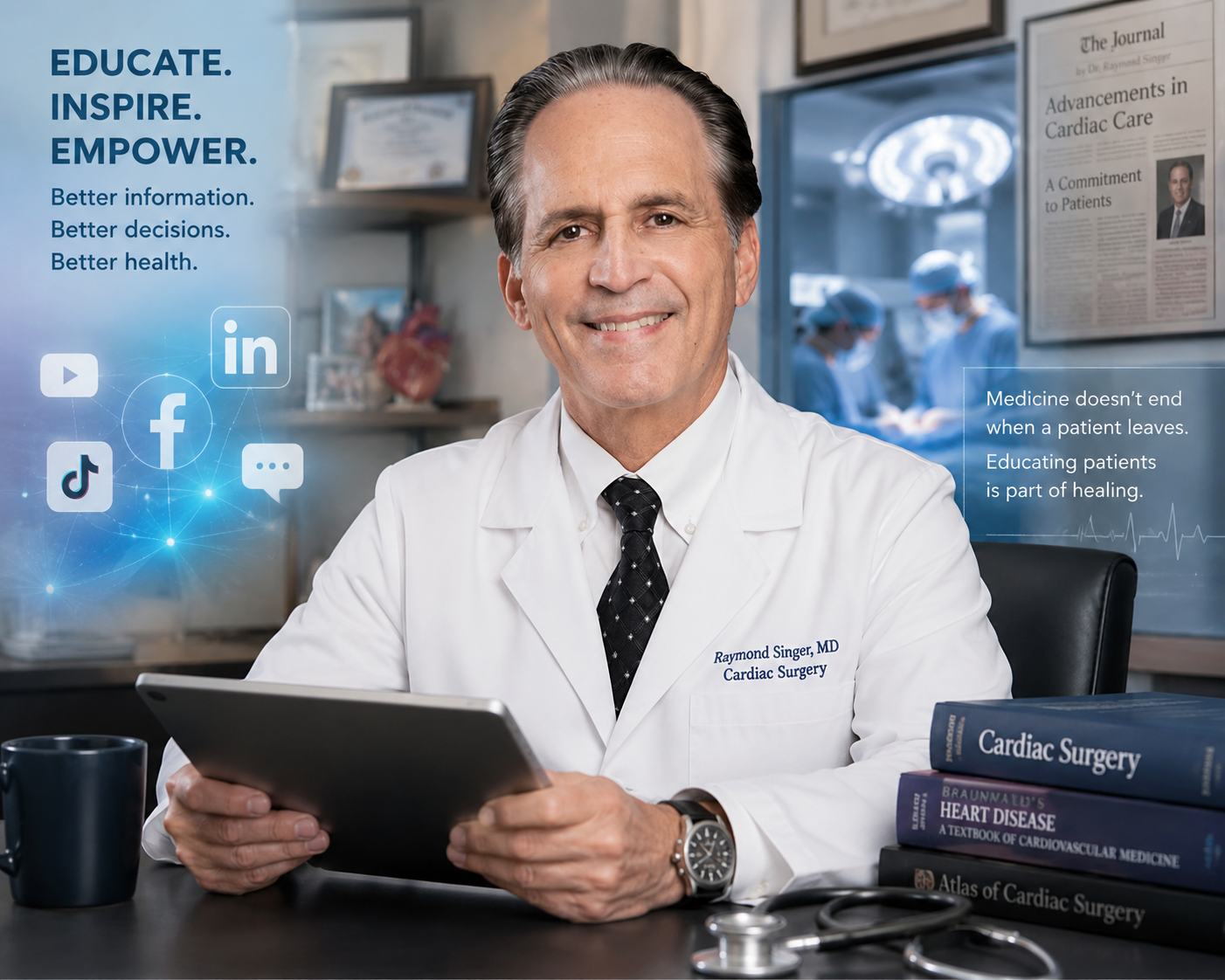 Dr. Raymond Singer explains why he uses social media to educate patients and share evidence-based medical information as an extension of compassionate patient care.